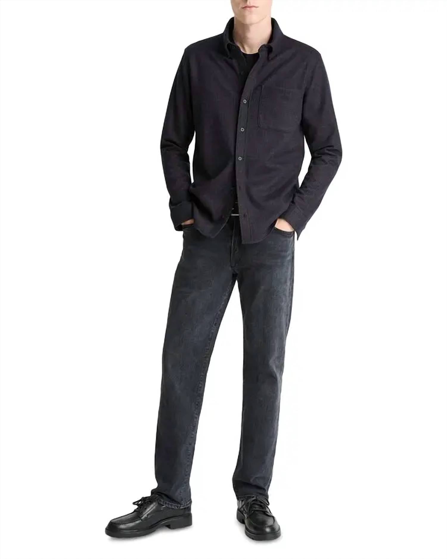 Vince - Wool Plaid Long Sleeve Shirt