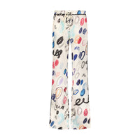 Marina Moscone - Drawstring Satin Pajama Pants