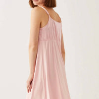 MERSEA Moon Dancer Slip Dress in pink - women's intimate - detail view