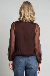 Lola & Sophie - Crinkle Chiffon Top