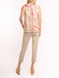 Made In Italy - Sleeveless Blouse Top