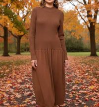 Lumiere - Flowy Knit Midi Dress