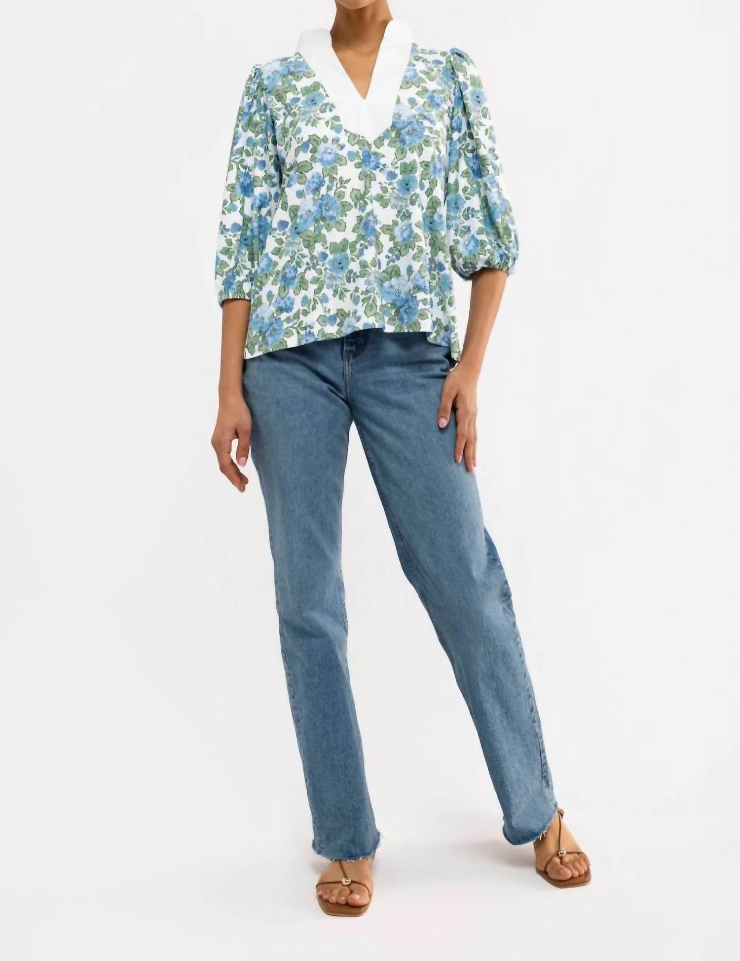 Smith & Quinn - Eliza Bubble Sleeves Top