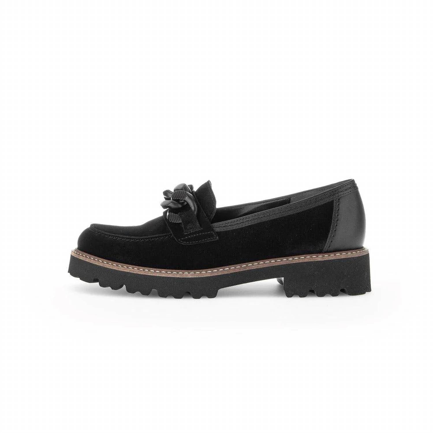 Gabor - Women's 75.240.17 Suede Slip On Loafers