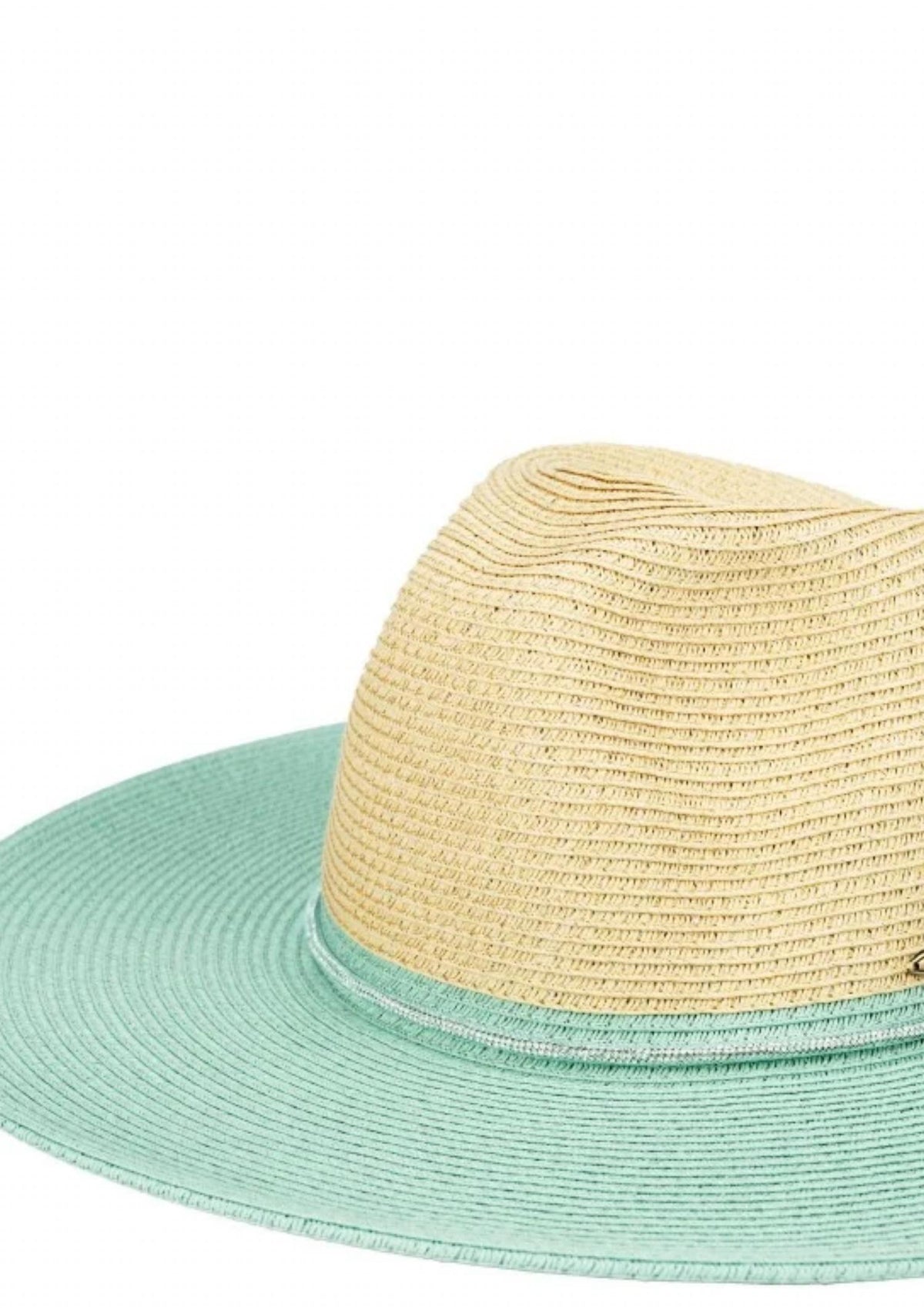 Joberry - Women's Two Tone Straw Panama Hat