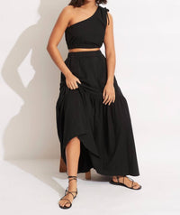 One Shoulder Crop Top
