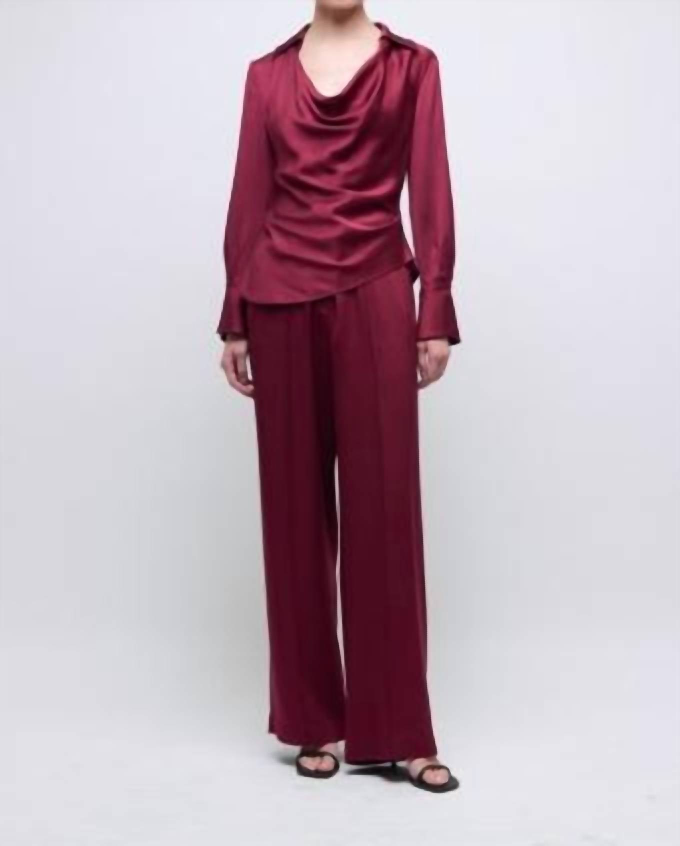 Simkhai - Symone Long Sleeve Cowl Top