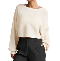 Beyond Yoga - Ready For Barre Cropped Sweater