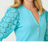 Lilly Pulitzer - Ronson Eyelet Knit Top