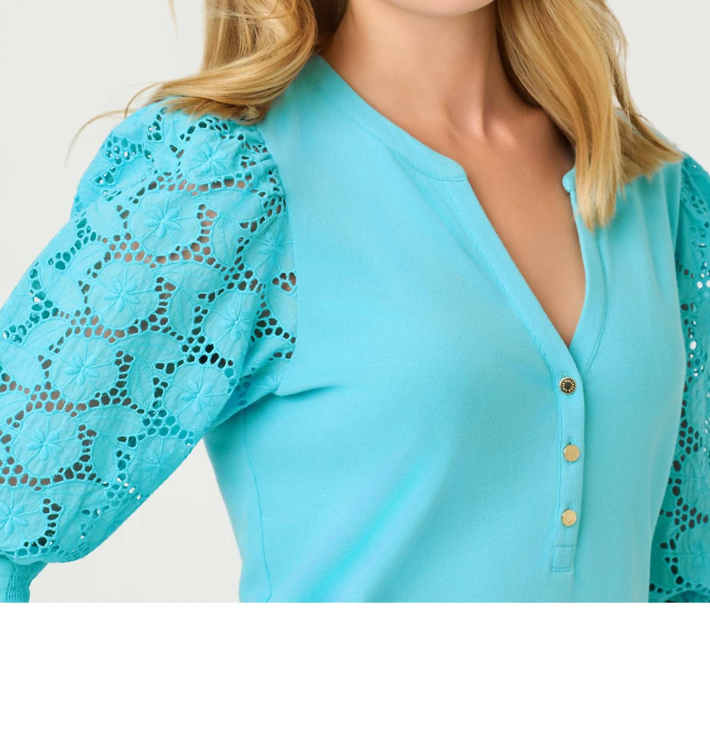 Lilly Pulitzer - Ronson Eyelet Knit Top