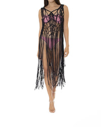Nhall Resortwear - Olivia Cover Up Macrame