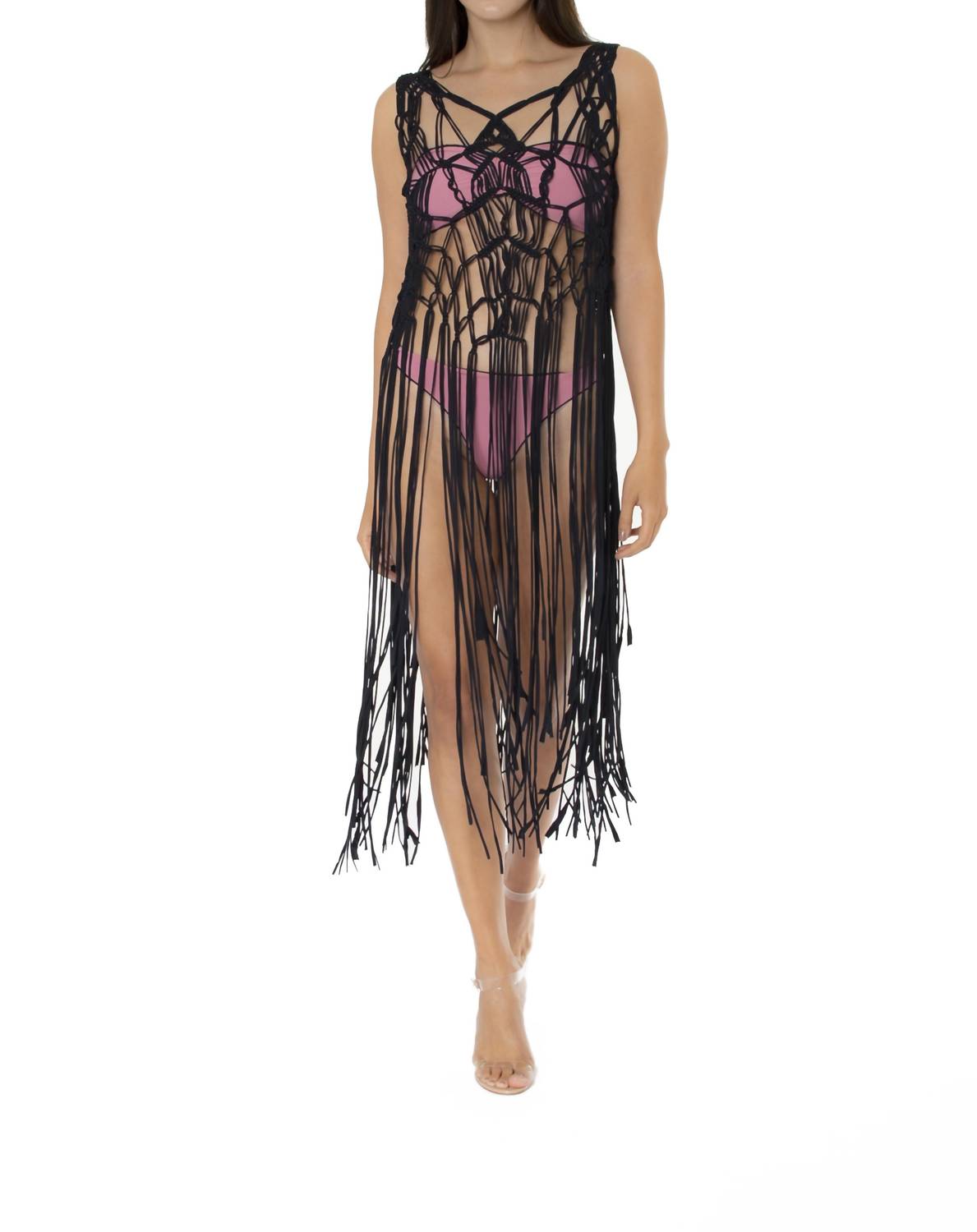 Nhall Resortwear - Olivia Cover Up Macrame