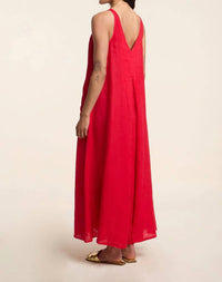 Velvet By Graham & Spencer - Reta Woven Linen Dress