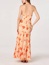 Astr - Yasmeen Chiffon Halter Maxi Dress
