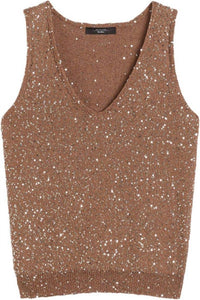 Weekend Max Mara - Acaici Sleeveless V Neck Top