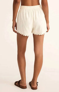 Z Supply - Pesaro Embroidered Linen Shorts