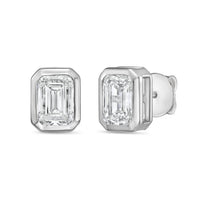 Diana M Jewels - Women's Emerald Lab-grown Diamond Stud Earrings (4.00 Tcw) - Signature Plus
