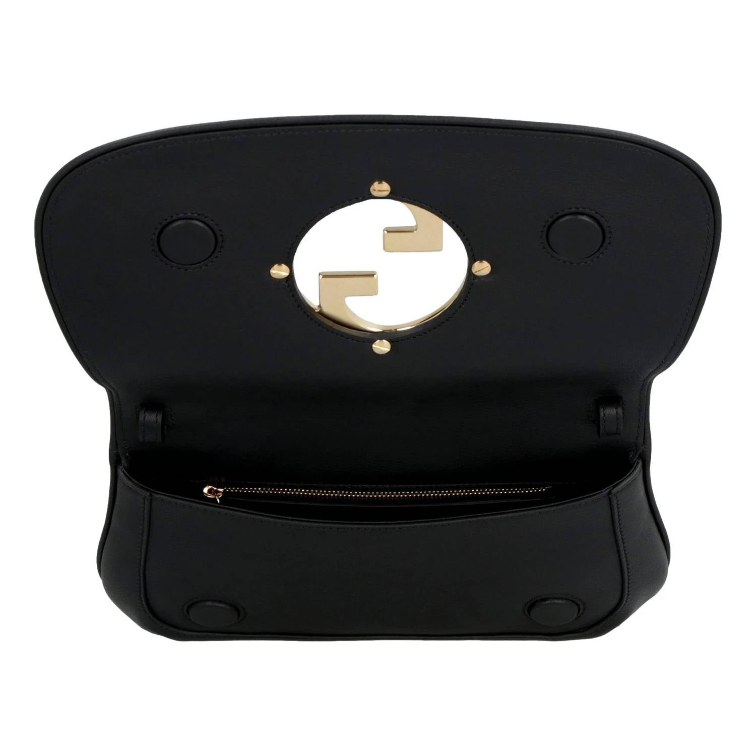 Gucci - Women's Blondie Leather Shoulder Bag With Hardware