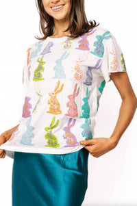 Queen Of Sparkles - Easter Bunny Tee