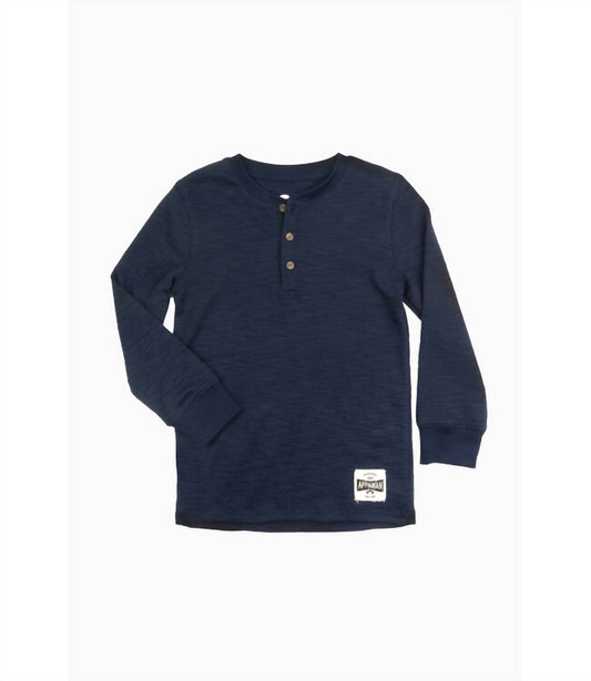 Appaman - Boy's Craftsman Thermal Henley Shirt