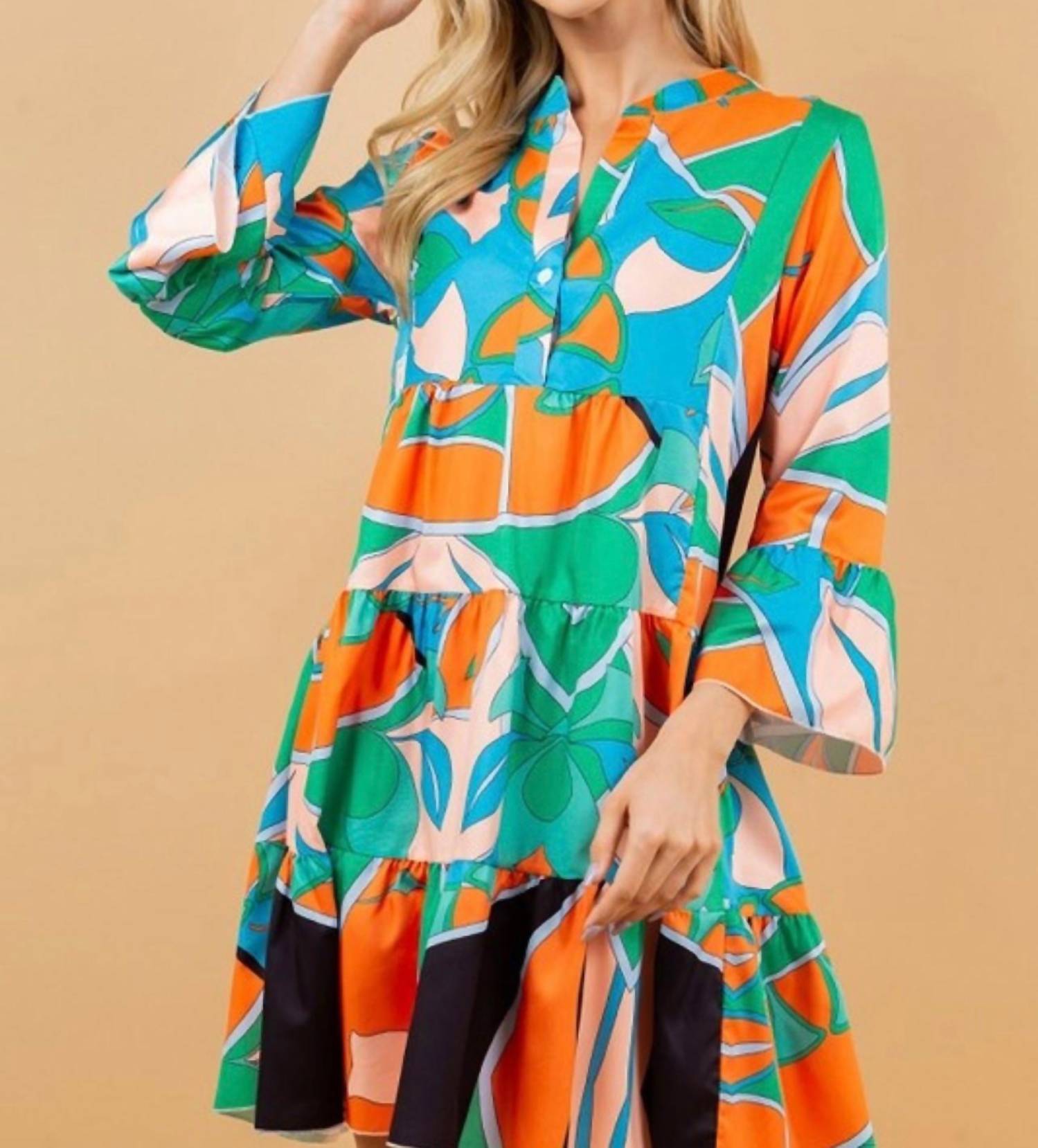Sundayup - Totally Tropical Flowy Dress