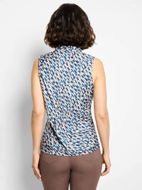 Nic + Zoe - Brushstrokes Ruffled Around Top