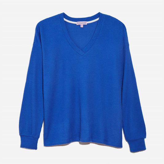 Pj Salvage - Waffle Knit Long Sleeve Lounge Top