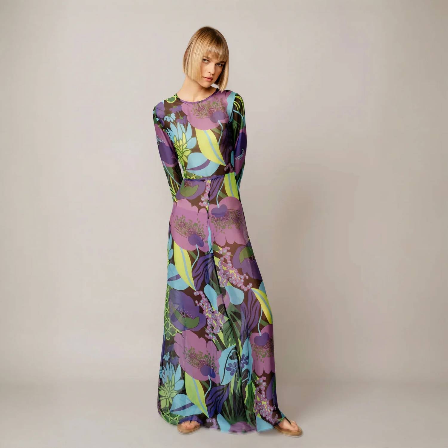 Maison Zoulias - Aphrodite Long Silk Maxi Dress