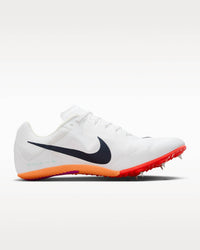 NIKE Unisex Zoom Rival Sprint Track Shoes in white obsidian bright crimson - men's shoe