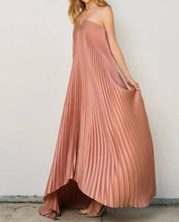 Dress Forum - Pleated Maxi Column Dress