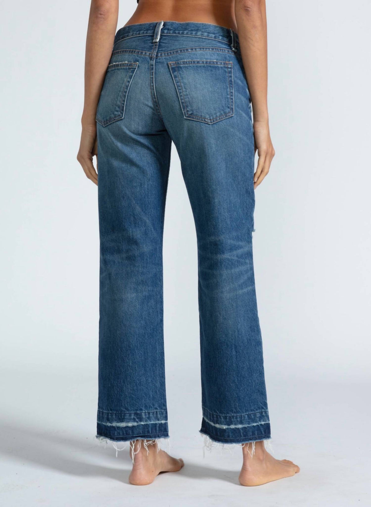 Askk Ny - Low Rise Straight Leg Jeans