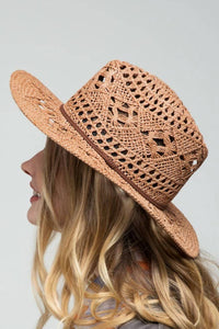Urbanista - Women's Handwoven Open-weave Panama Hat