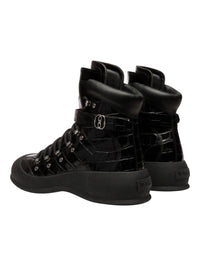 Bally - Men's Clyff Crocodile Embossed Leather Boots