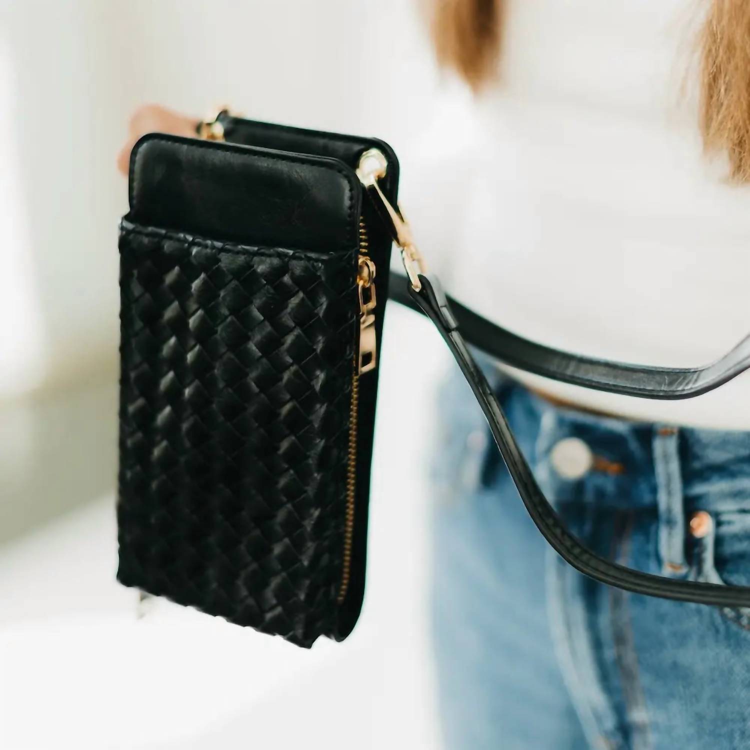 Pretty Simple - Women's Woven Double Duty Phone Bag