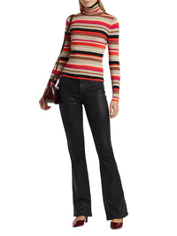 L'Agence - Olene Stripe Turtleneck Sweater