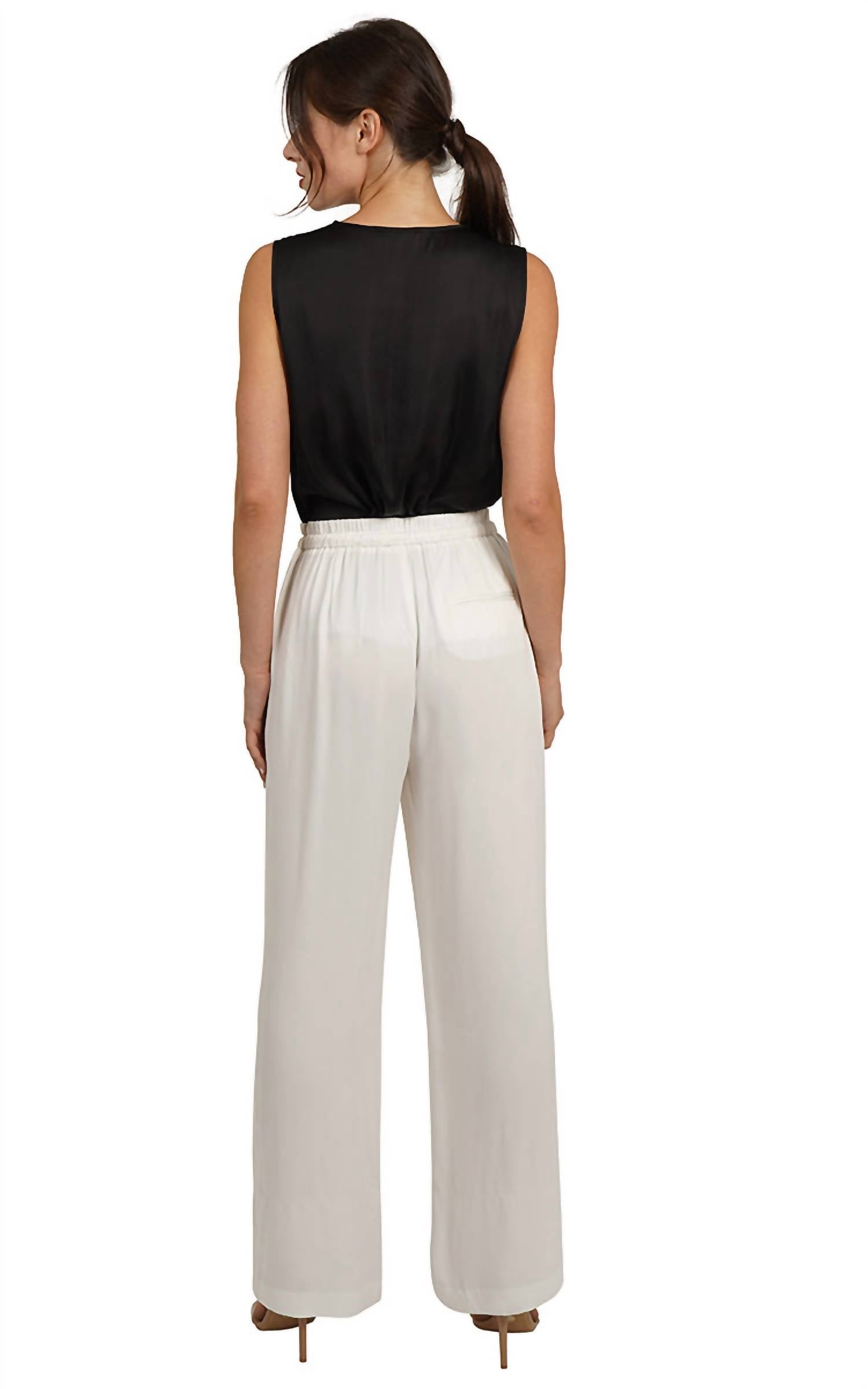 Love Token - Drawstring Wide Leg Pants