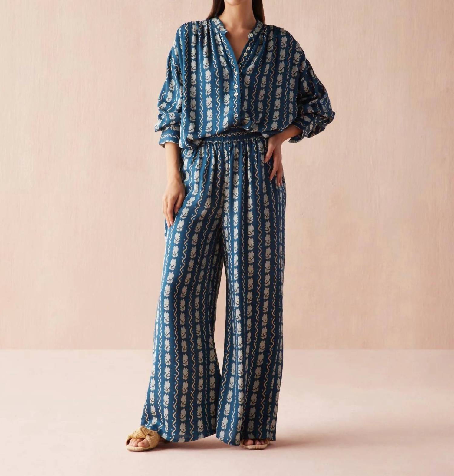 Omika - Ezra Button Down Front Blouse