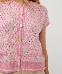 Esqualo - short sleeve cardigan