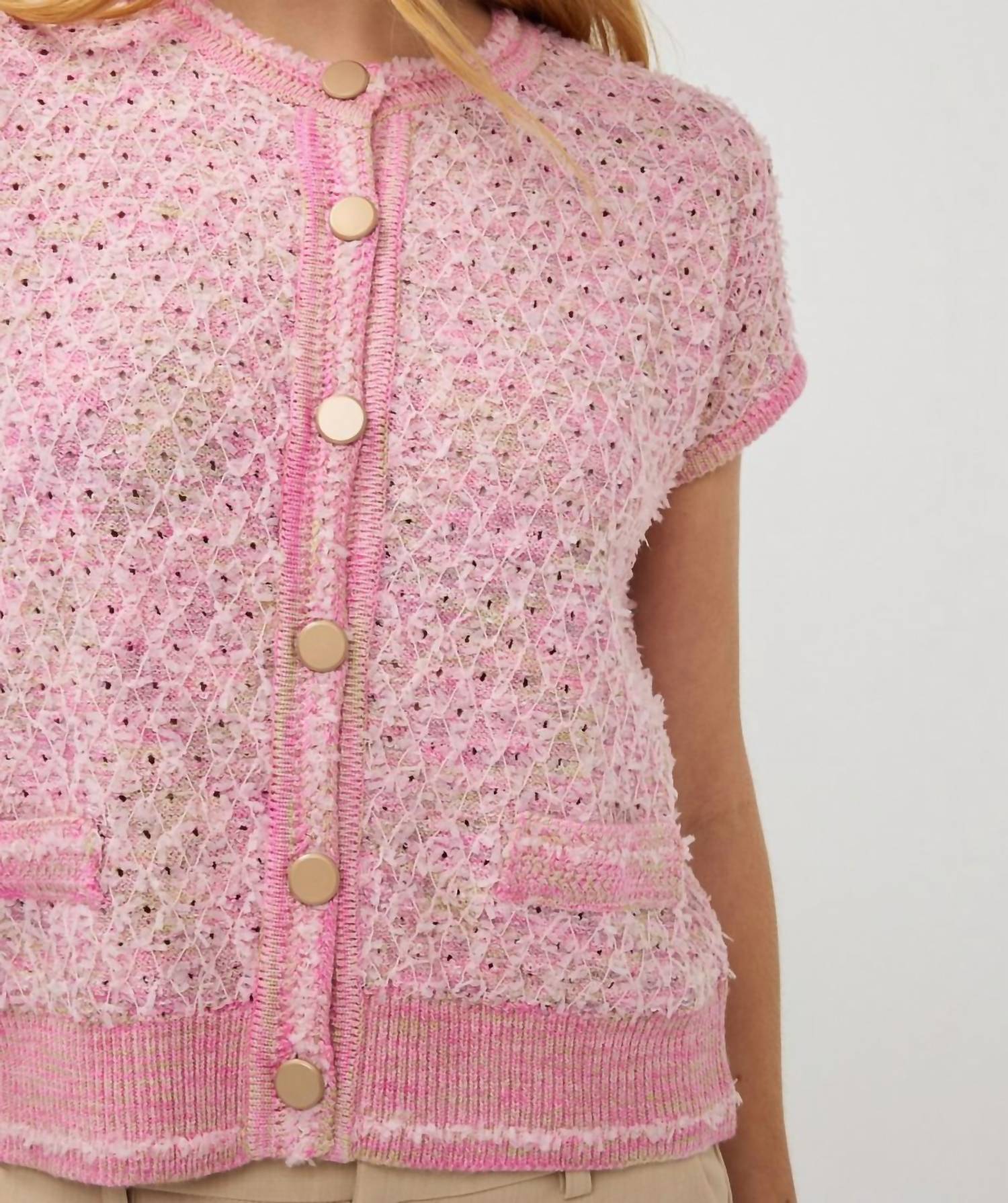 Esqualo - short sleeve cardigan