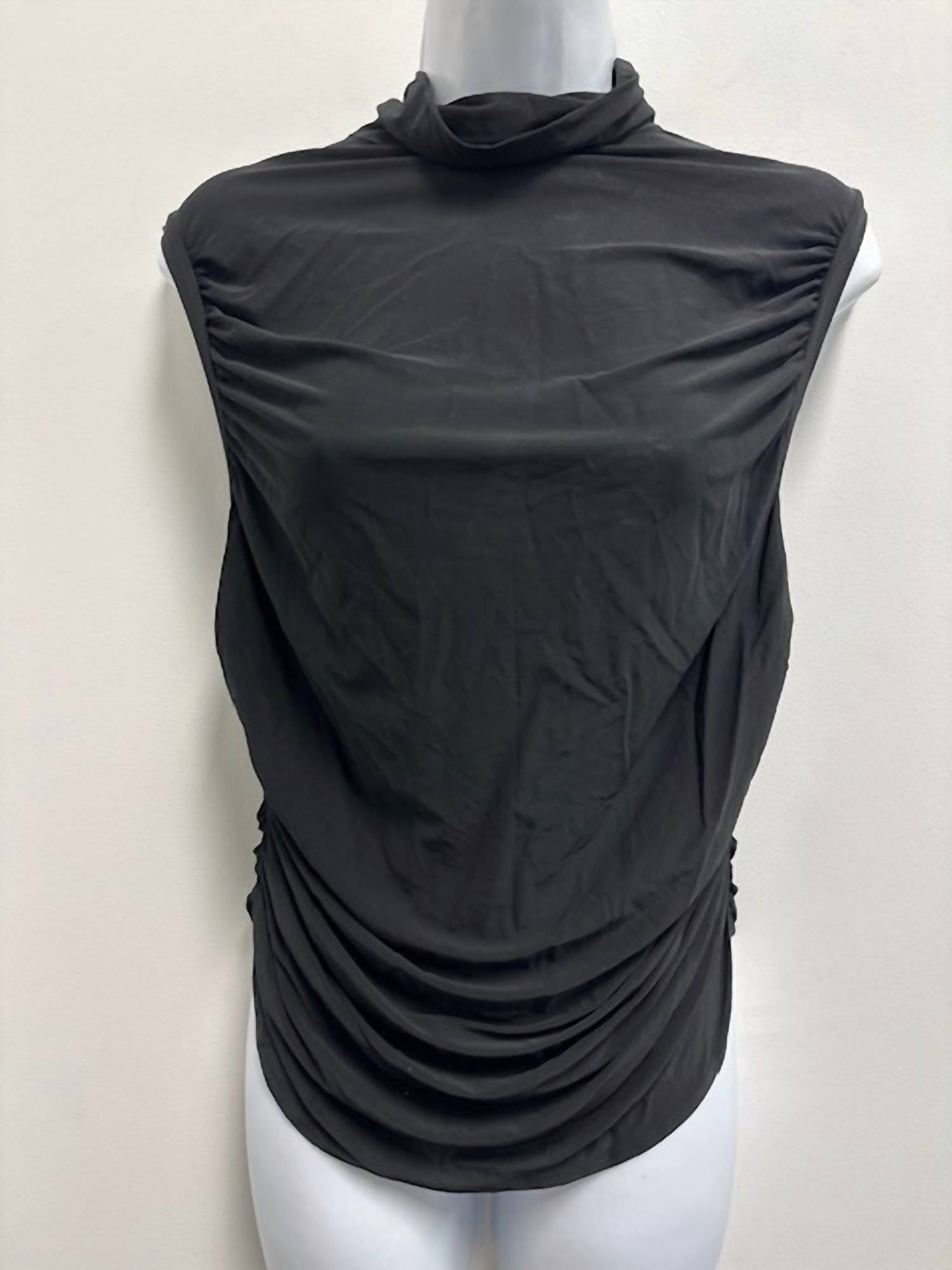 Magda Butrym - Pre-loved Ruched Mock Turtleneck Top