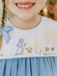 The Proper Peony - Girls Manger Dress