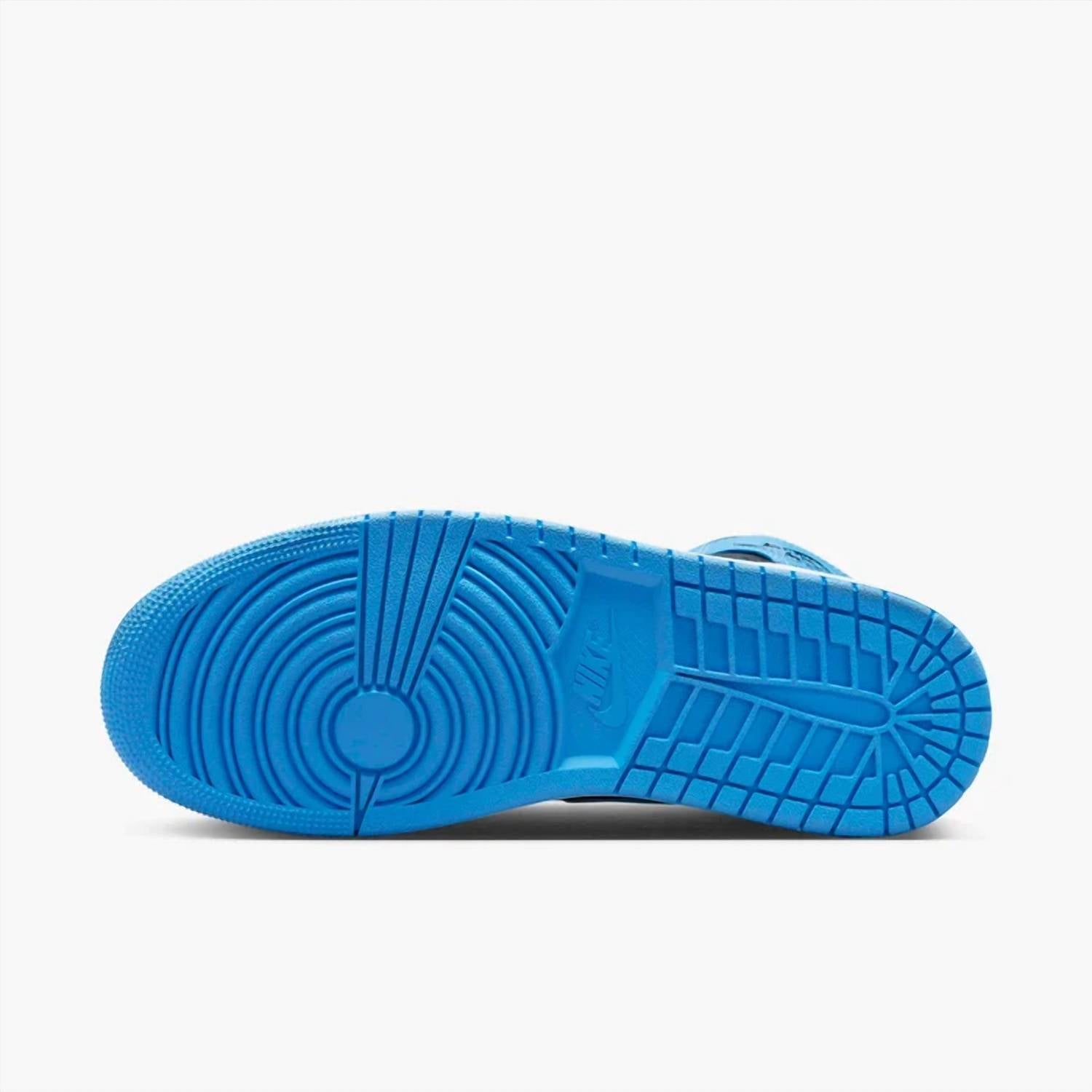 Air Jordan Men's 1 Mid Shoes in black blue - men's sneaker - view 5