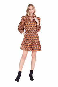 Joy Joy - Split Neck Corduroy Dress