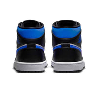 Air Jordan Men's 1 Mid Shoes in white black blue - men's sneaker - alternate view