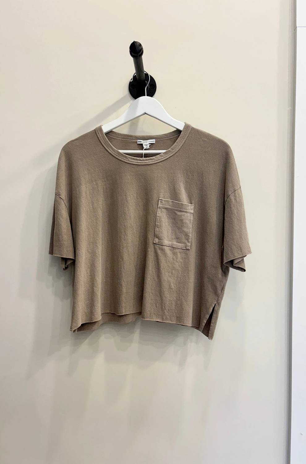 James Perse - Women's Brushed Jersey Pocket Tee