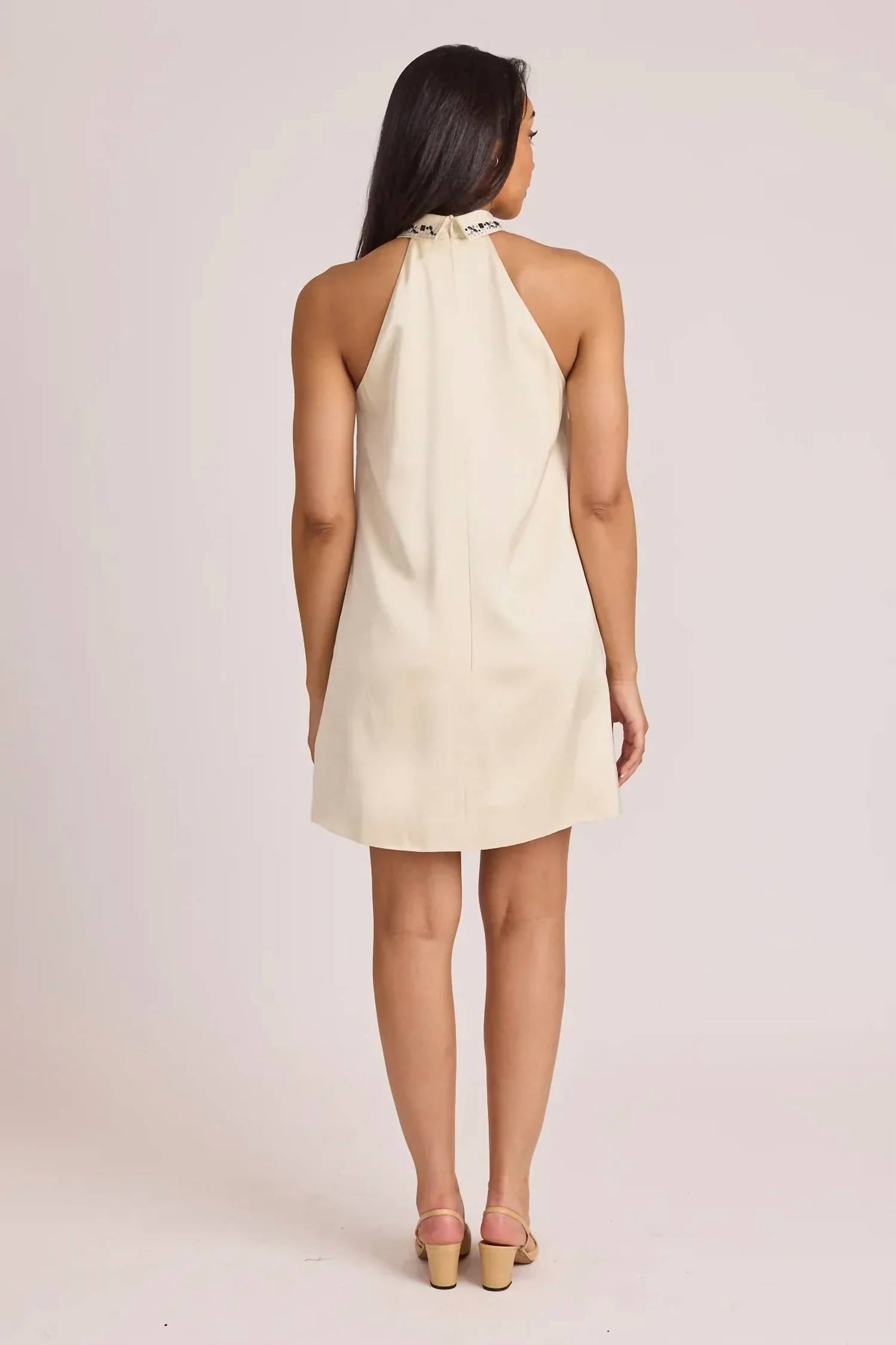 S'edge Katherine Dress in frost white - women's dress - detail view