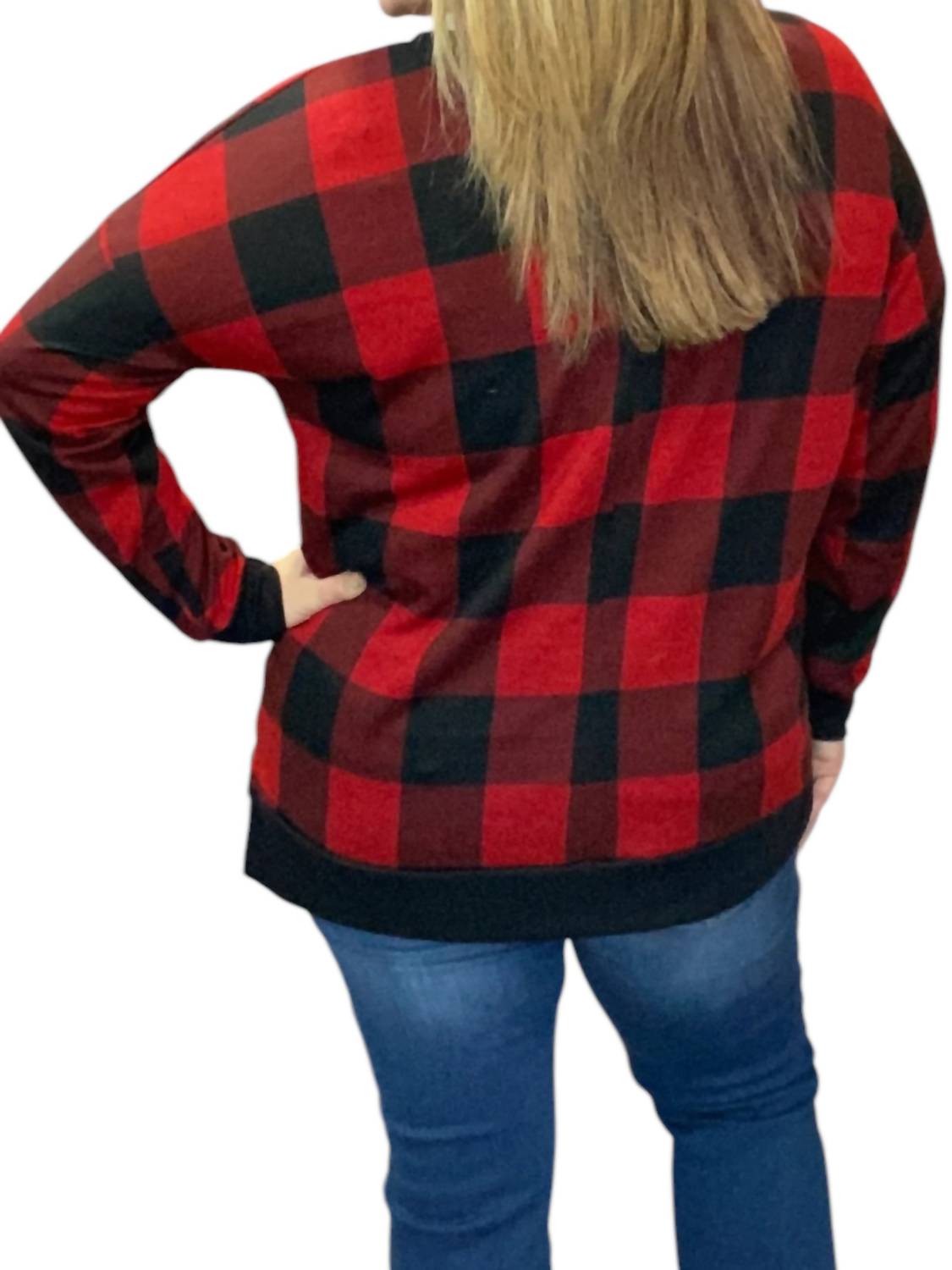 Honeyme - Plaid Weekender Tee