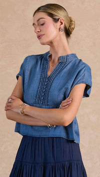 Current Air - Flutter Short Sleeve Top
