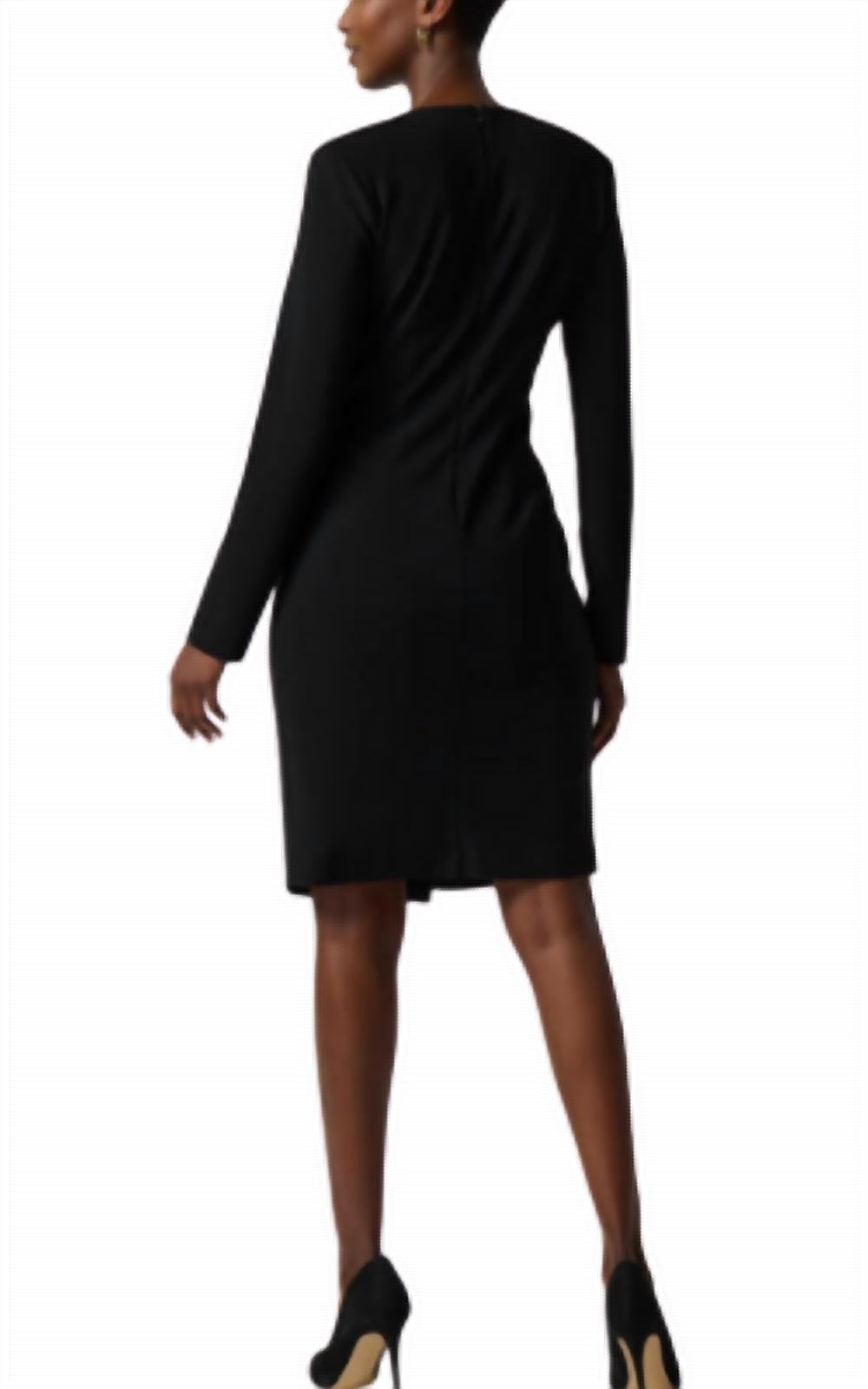 Joseph Ribkoff - Asymmetrical Silky Knit Blazer Dress