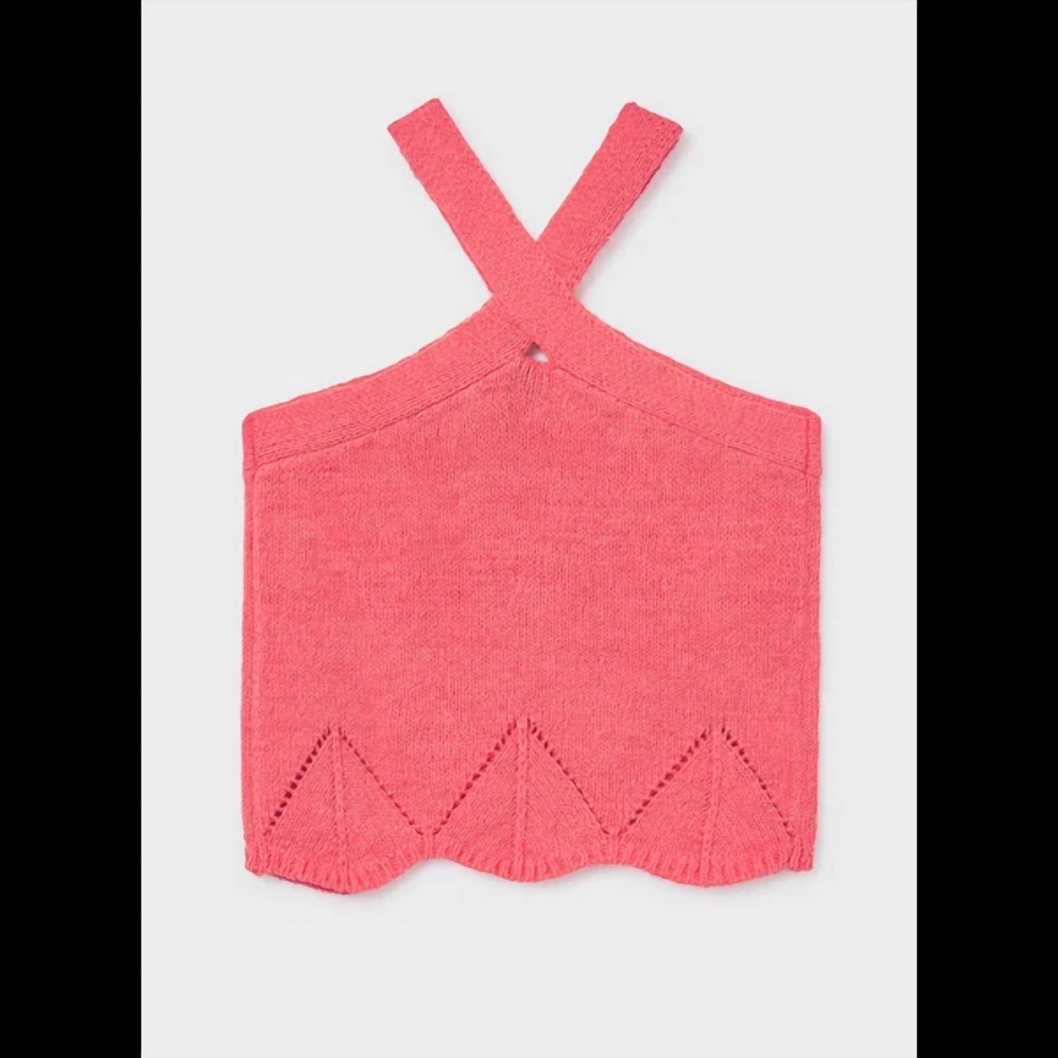 Mayoral - Girl's Knit Halter Top With Print Skirt Set